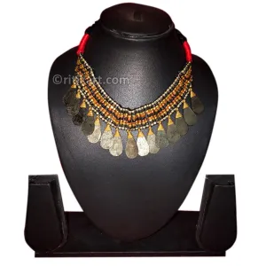 Tribal Handcrafted Dhokra Designer Necklace-11