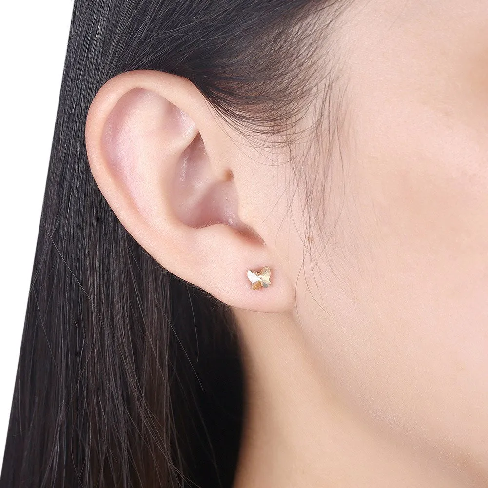 Twinkle Butterfly Crystal Earrings