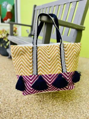 Tyra Chevron Tote