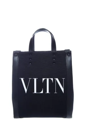 Valentino Black Ecolab Mini Cabas Shopper Tote