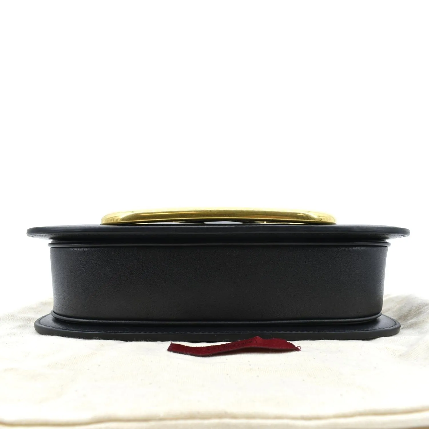 VALENTINO Supervee Leather Crossbdoy Bag Black