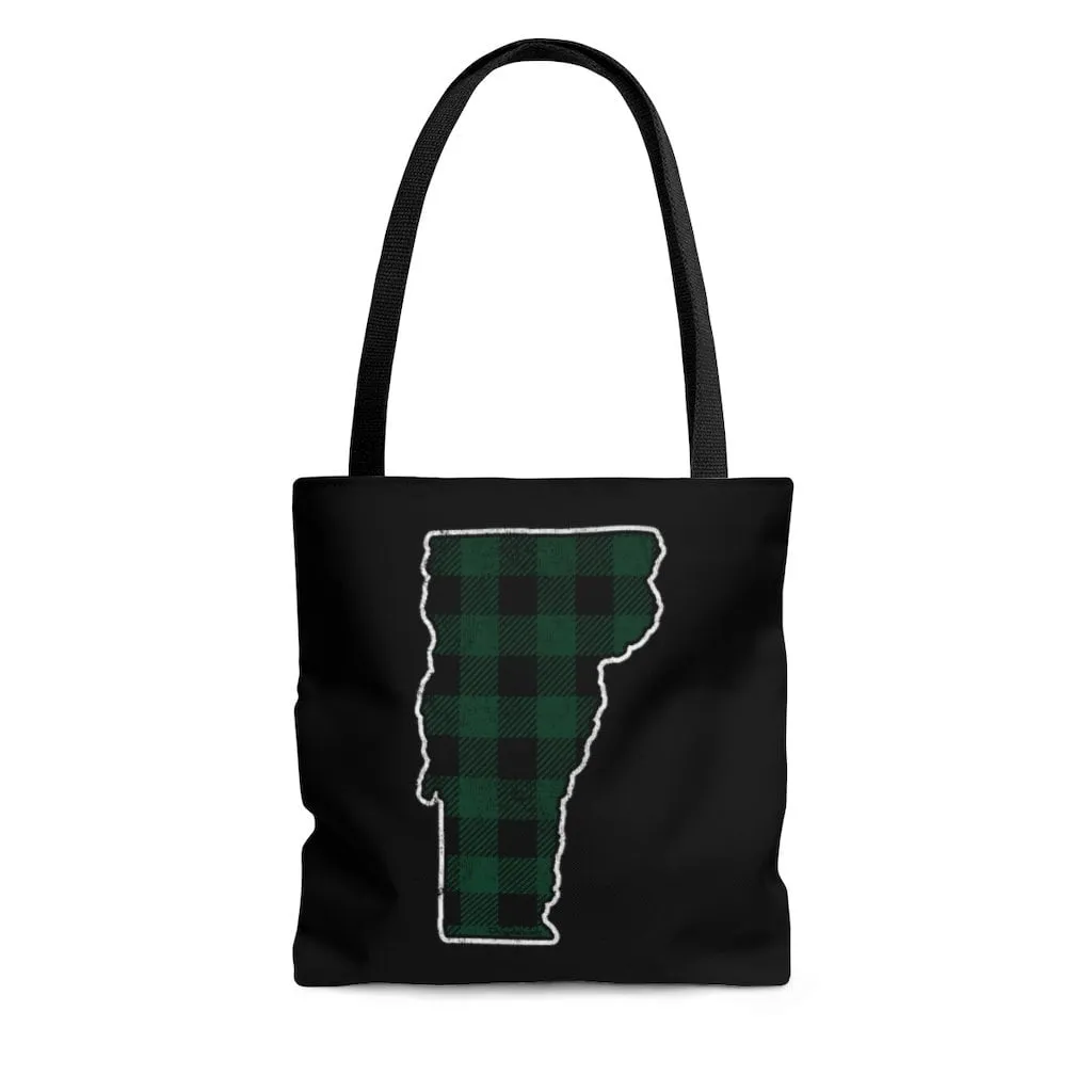 Vermont Plaid Tote Bag