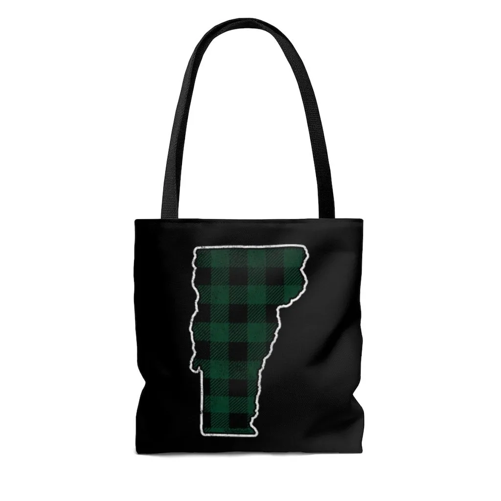 Vermont Plaid Tote Bag