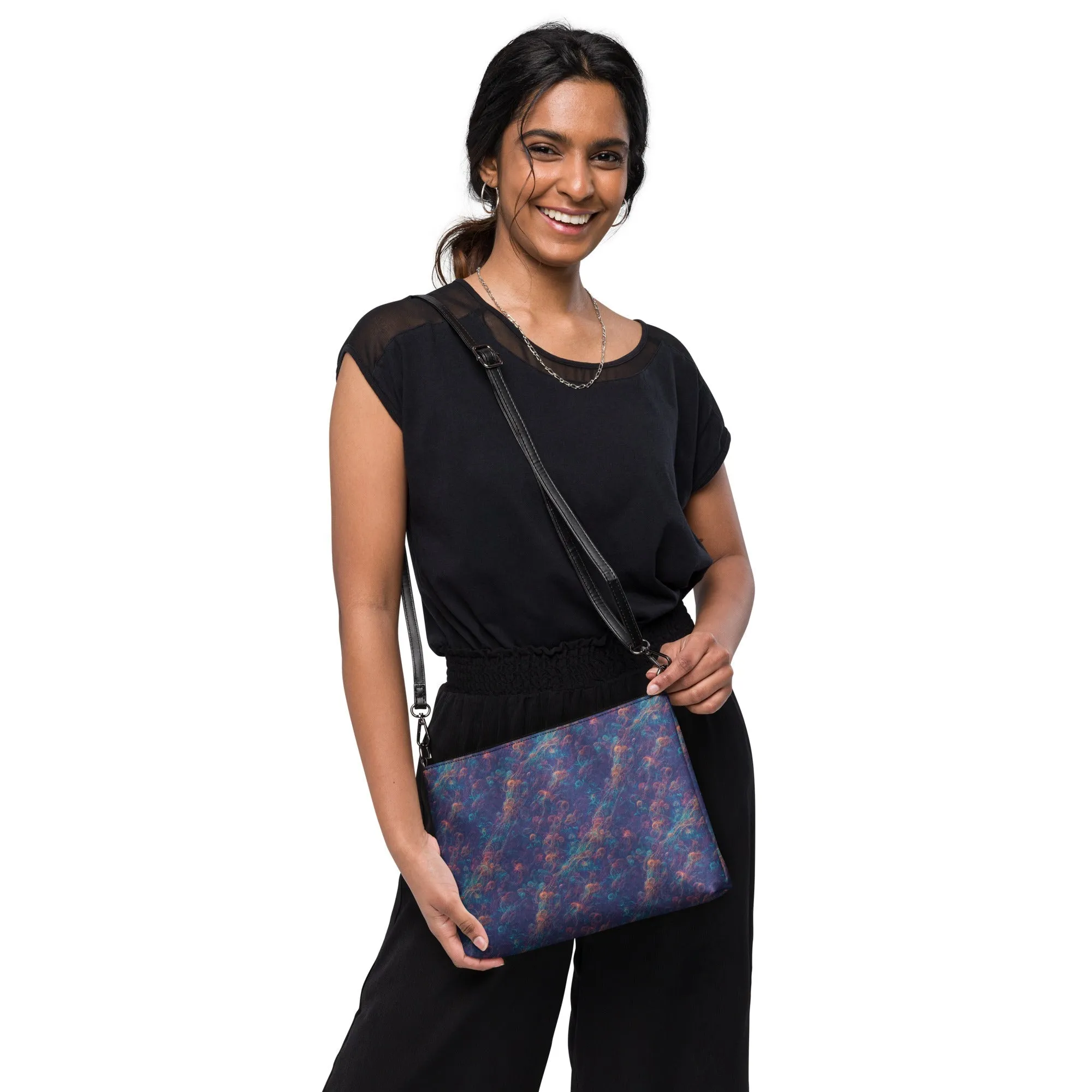 Versatile Crossbody Bag Galactic Tangle