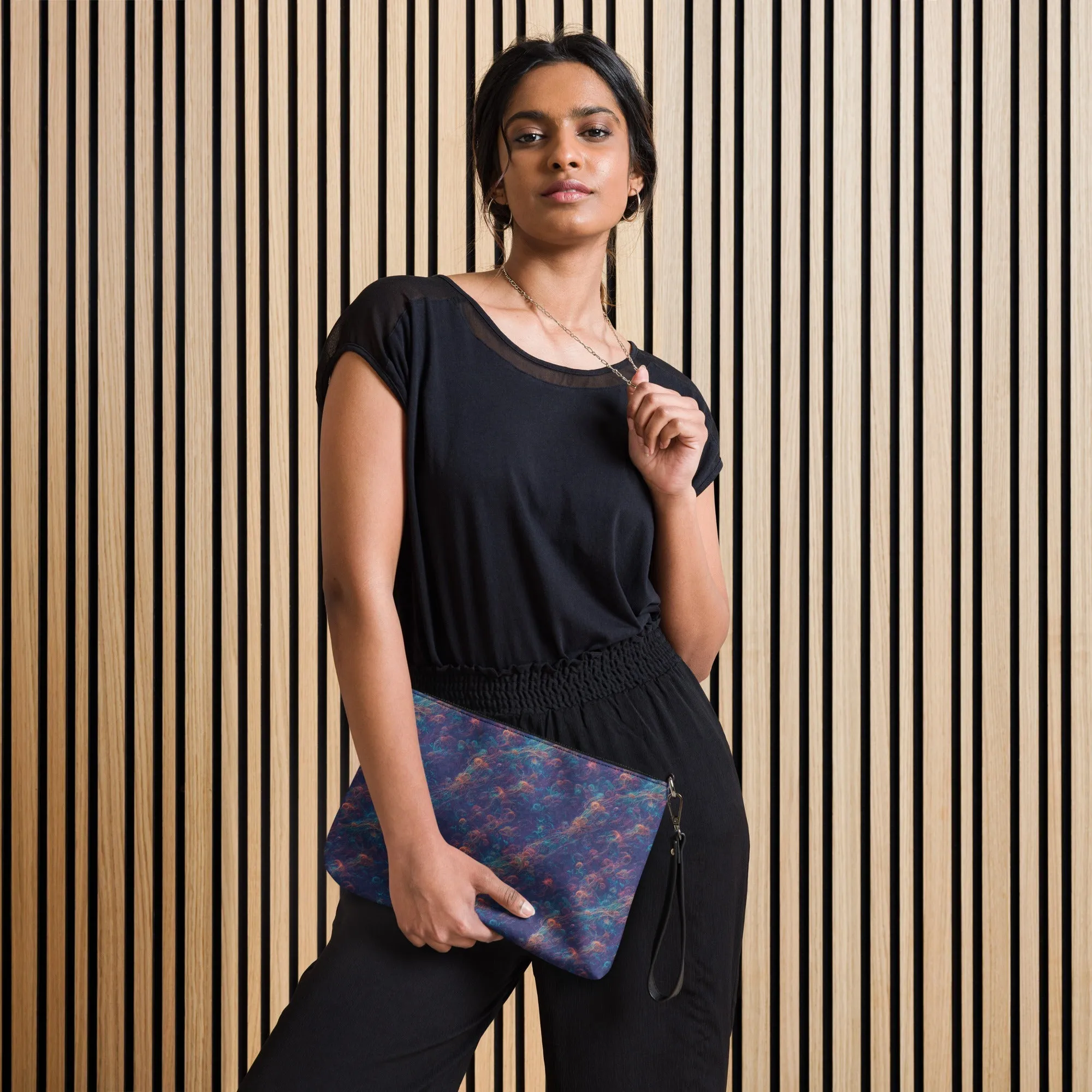 Versatile Crossbody Bag Galactic Tangle