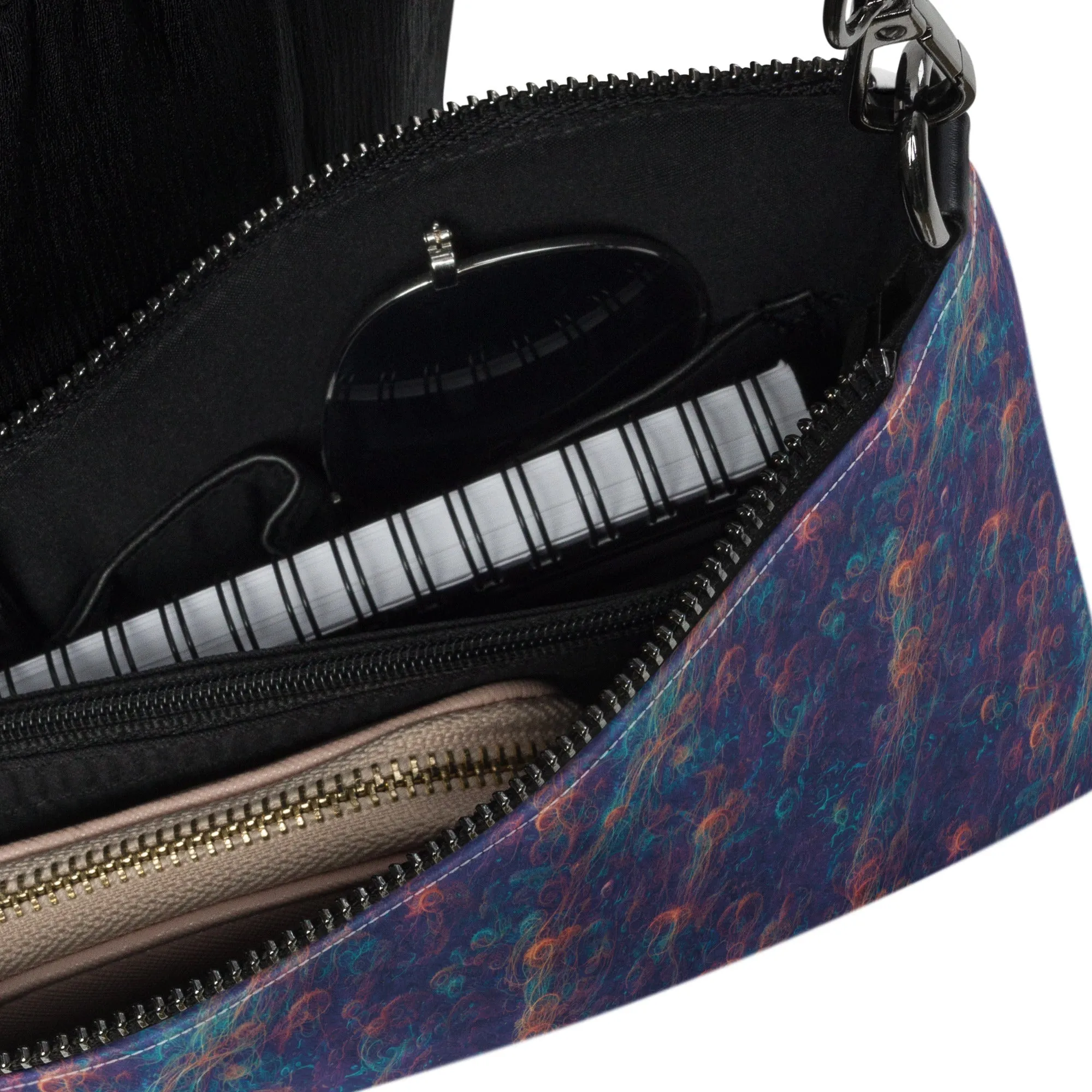 Versatile Crossbody Bag Galactic Tangle