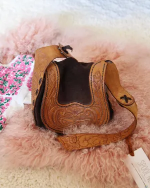 Vintage 60's Rose Tote