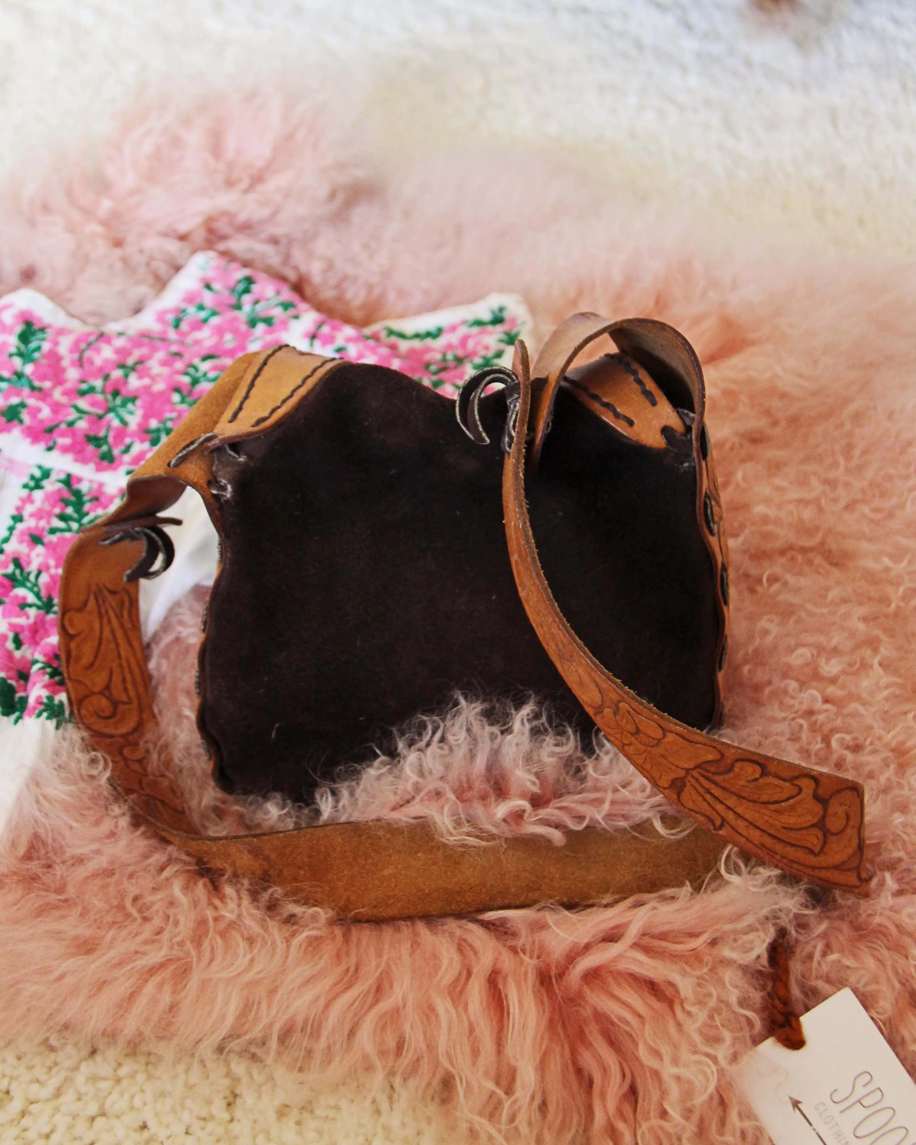 Vintage 60's Rose Tote