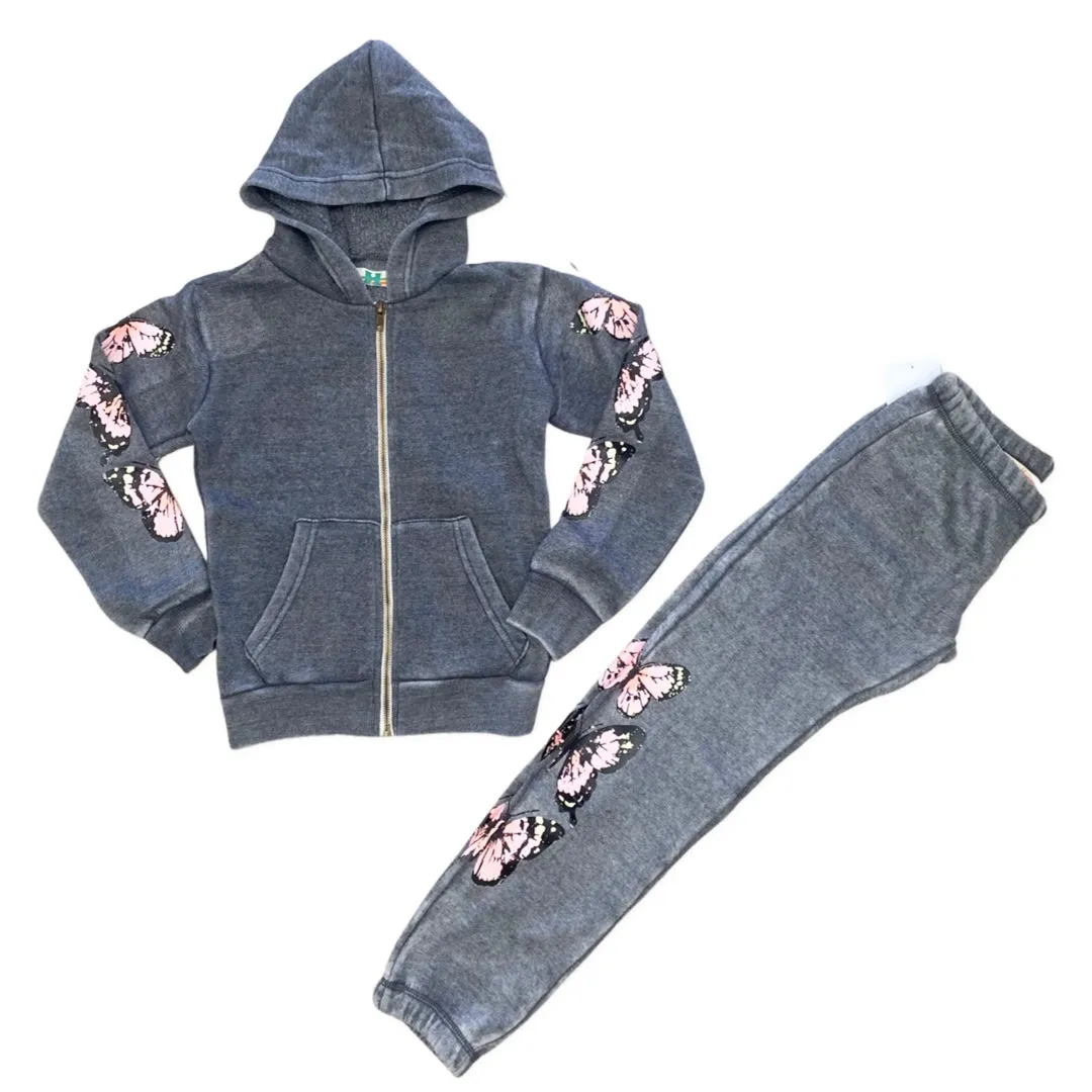 Vintage Havana Butterfly Burnout Sweatpants