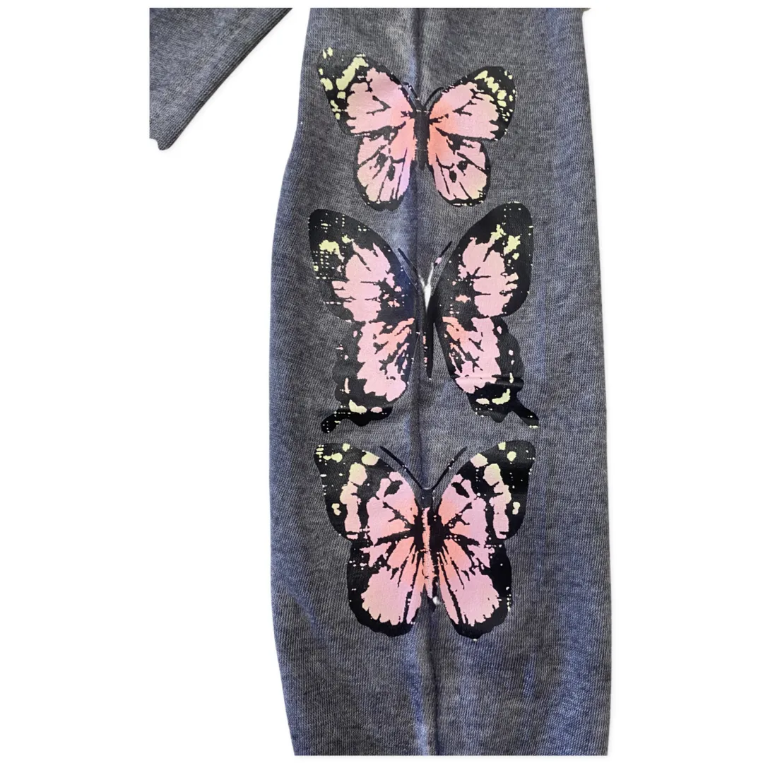 Vintage Havana Butterfly Burnout Sweatpants