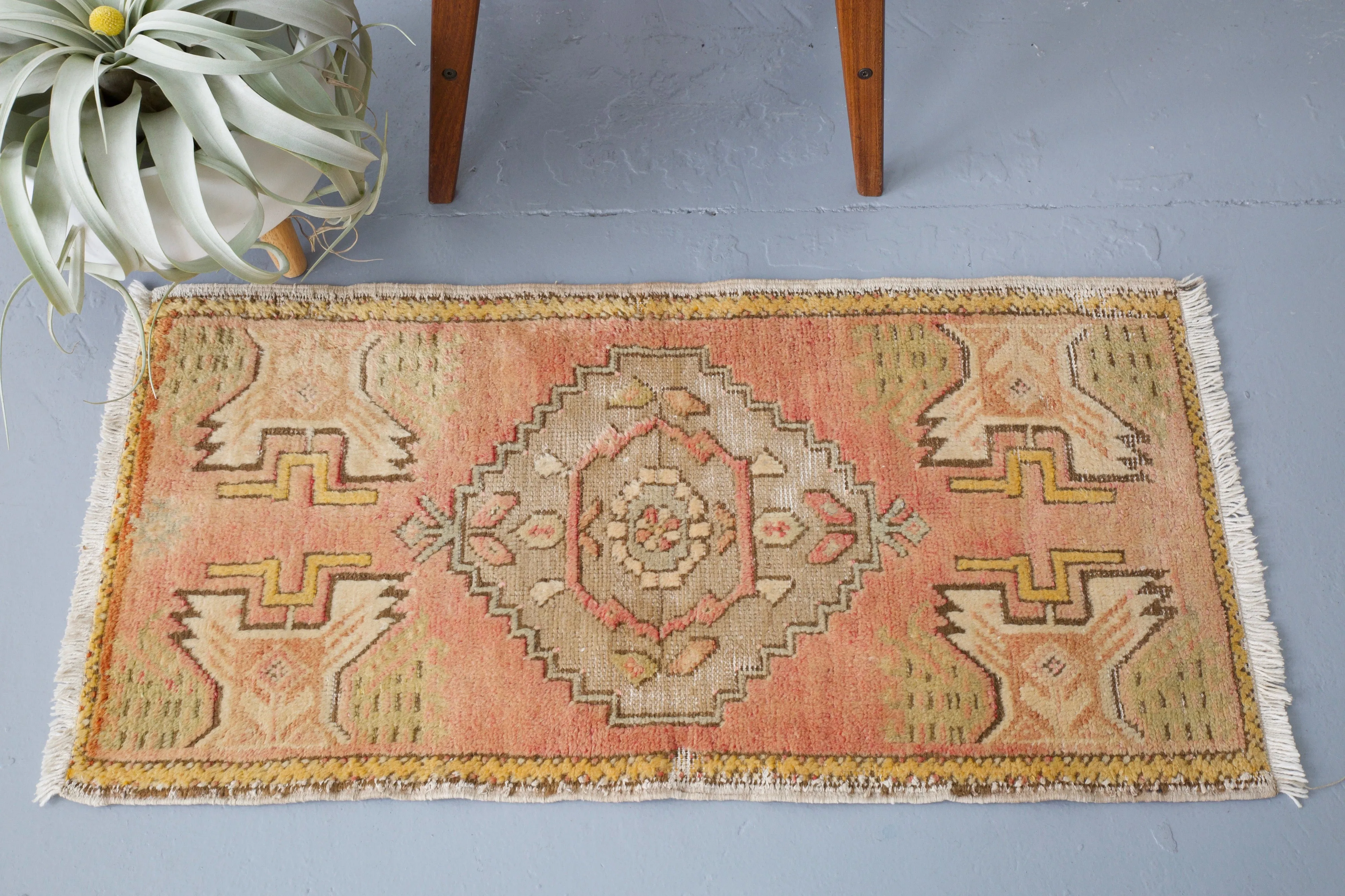 Vintage Mini Turkish Rug
