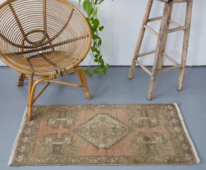Vintage Mini Turkish Rug
