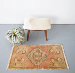 Vintage Mini Turkish Rug