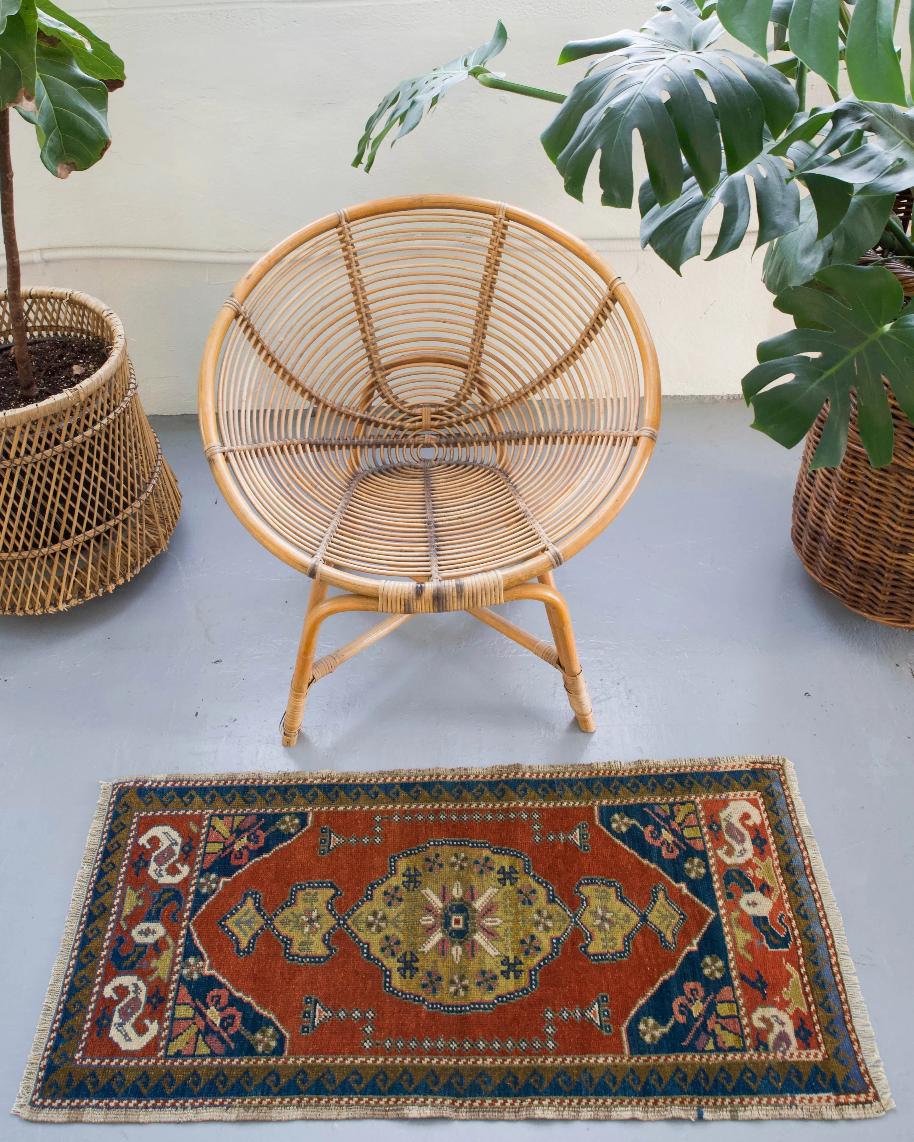 Vintage Mini Turkish Rug