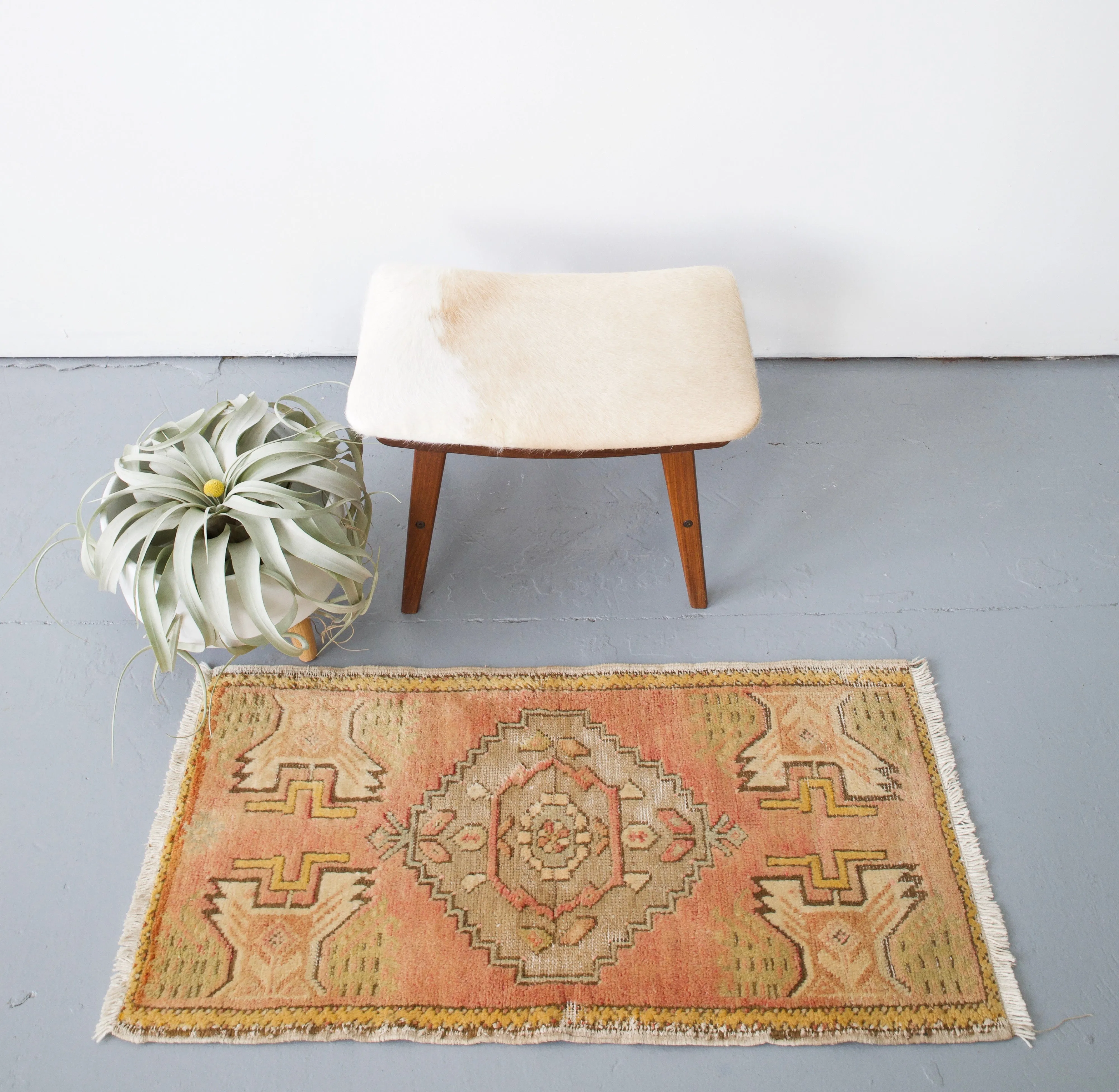 Vintage Mini Turkish Rug