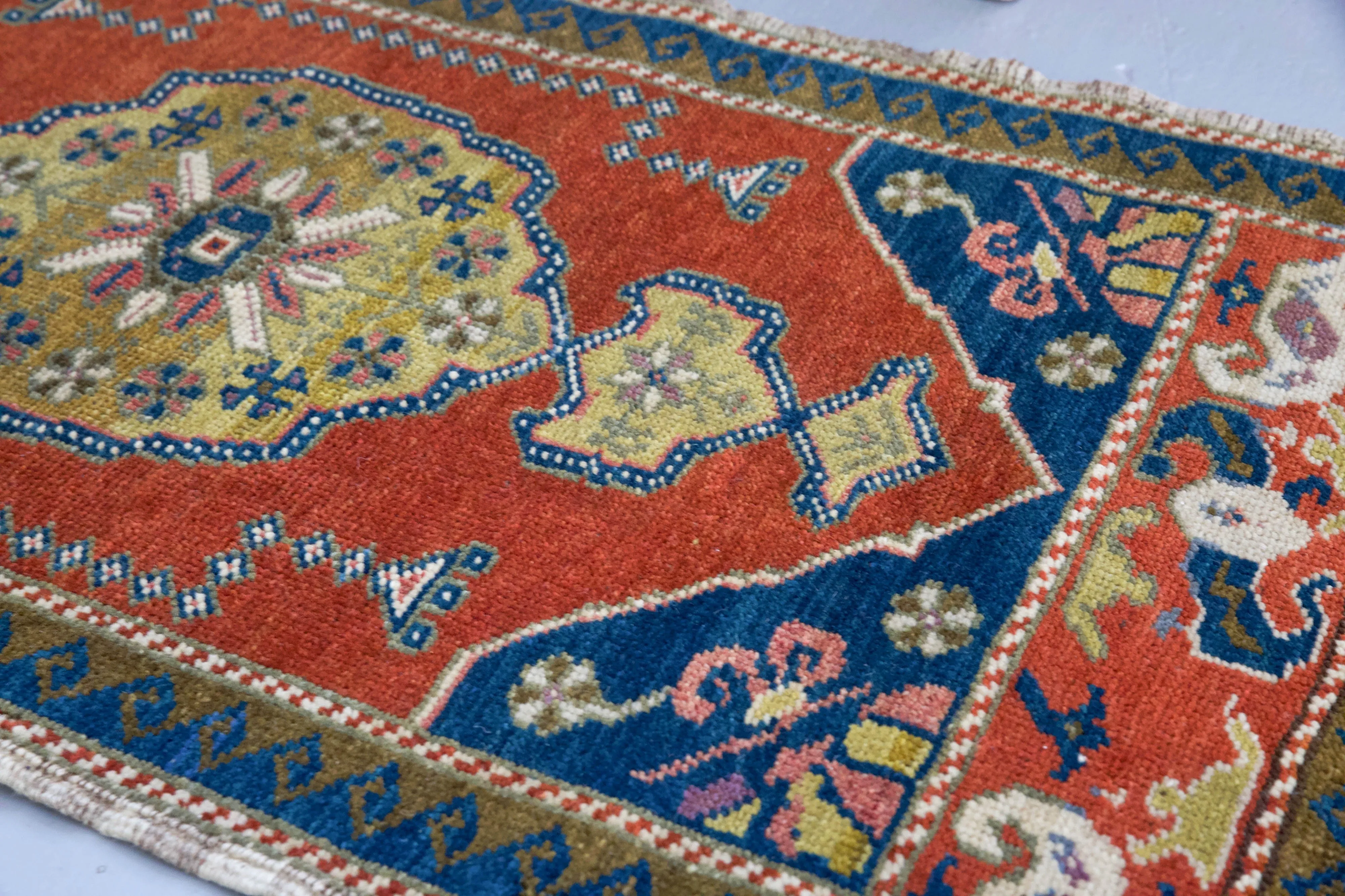 Vintage Mini Turkish Rug