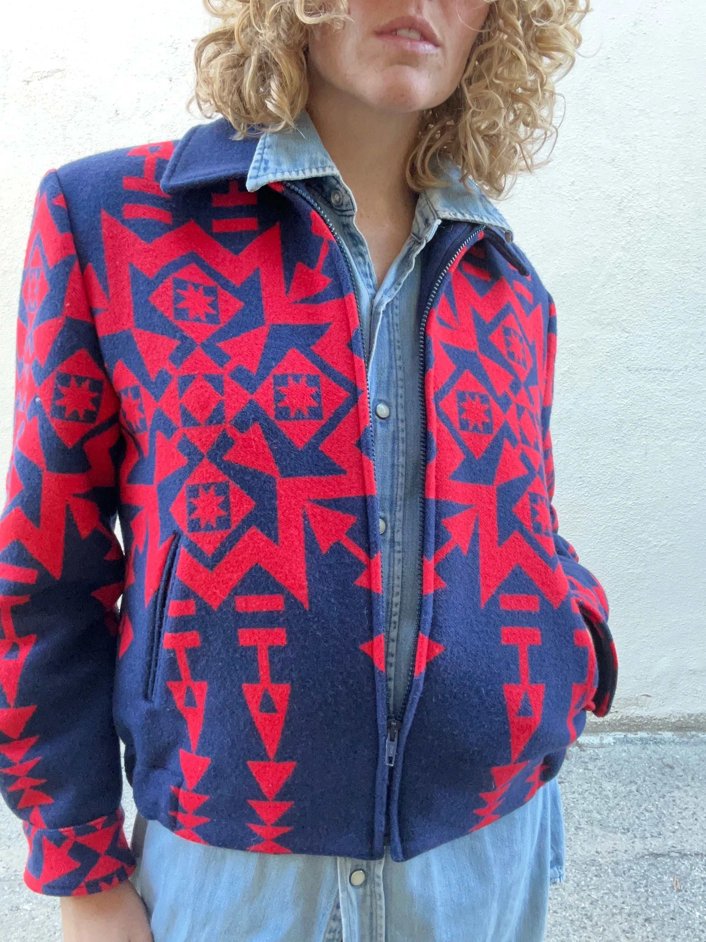 Vintage Pendleton Blanket Coat