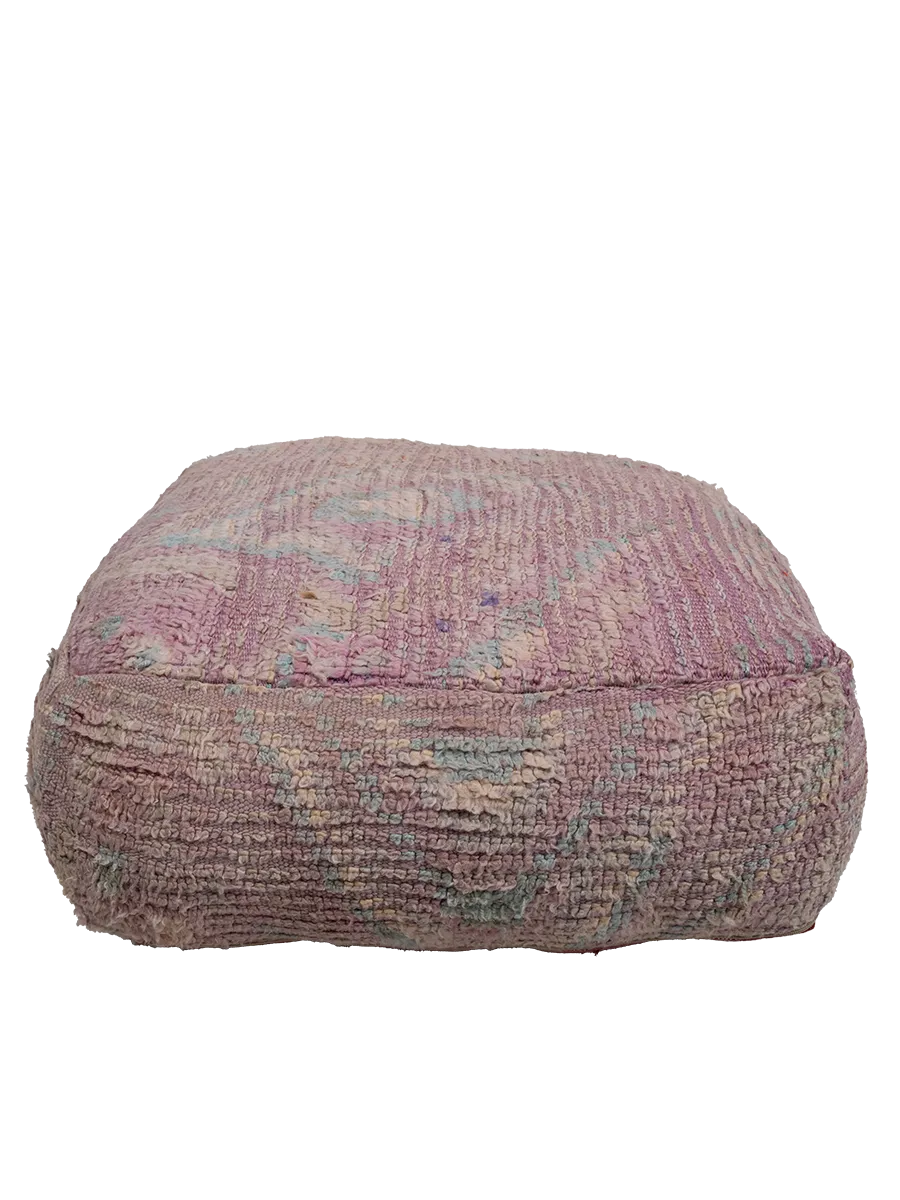 Vintage  Rhamna Pouf -  Pastel Amethyst