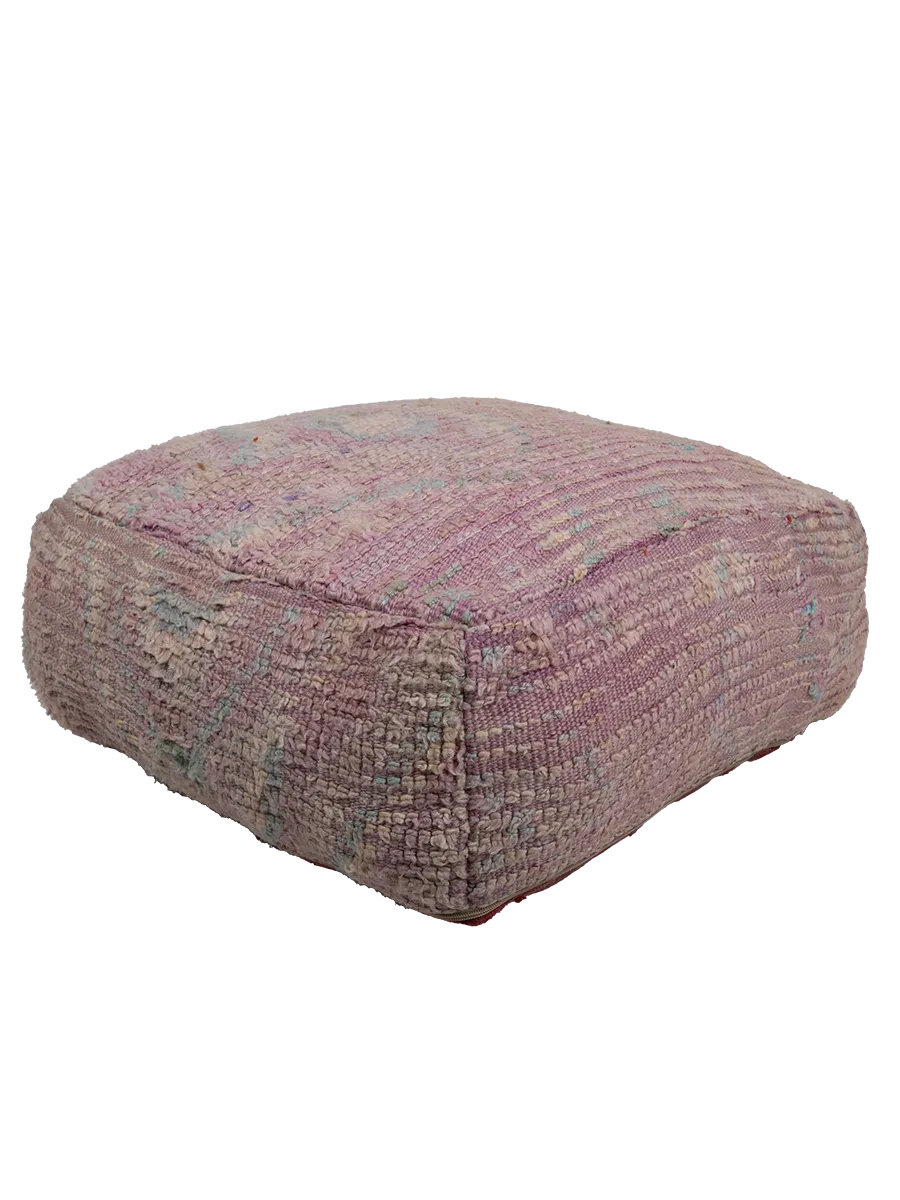 Vintage  Rhamna Pouf -  Pastel Amethyst