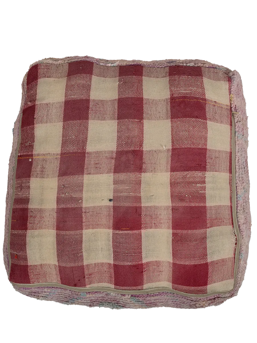 Vintage  Rhamna Pouf -  Pastel Amethyst
