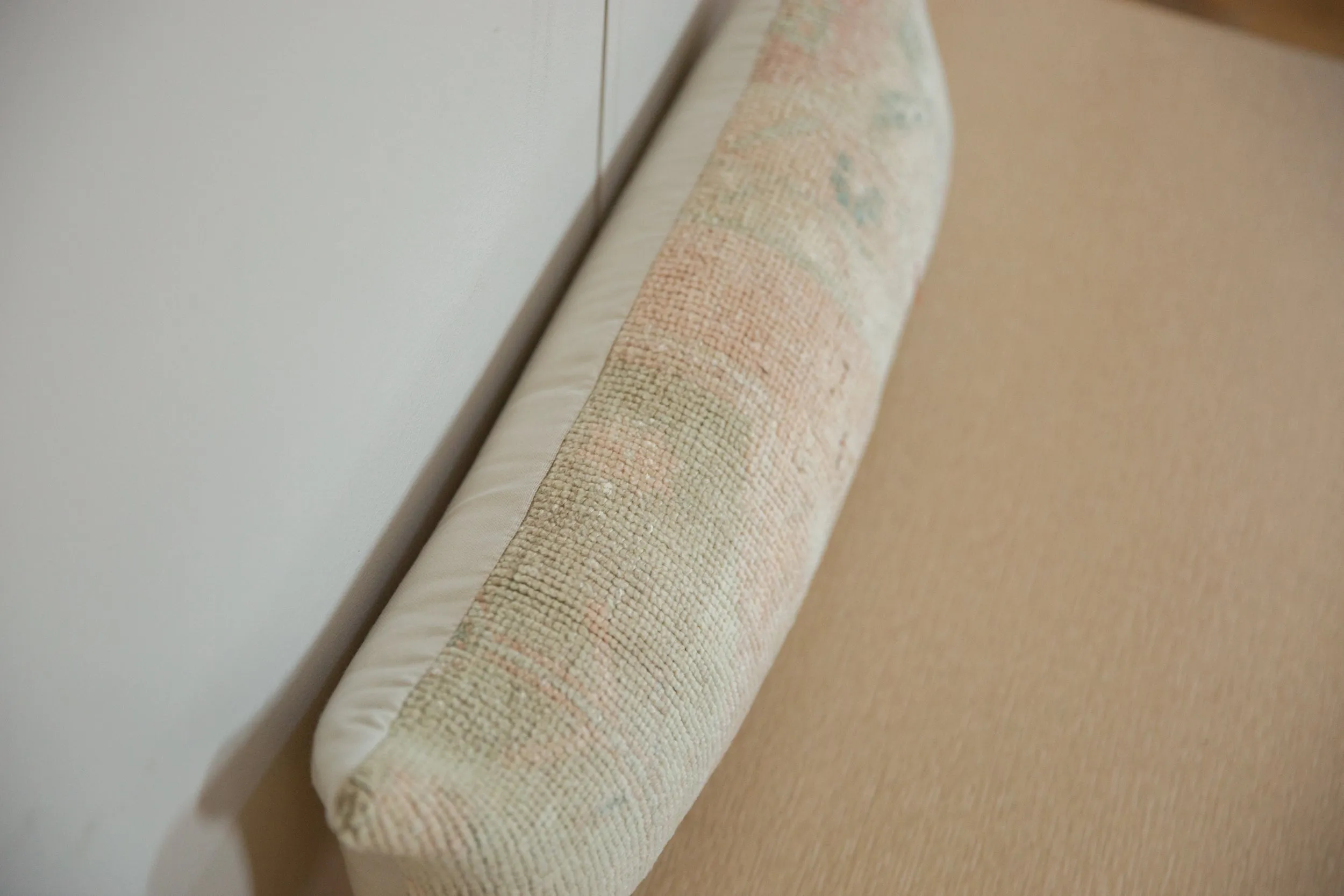 Vintage Rug Fragment Lumbar Pillow