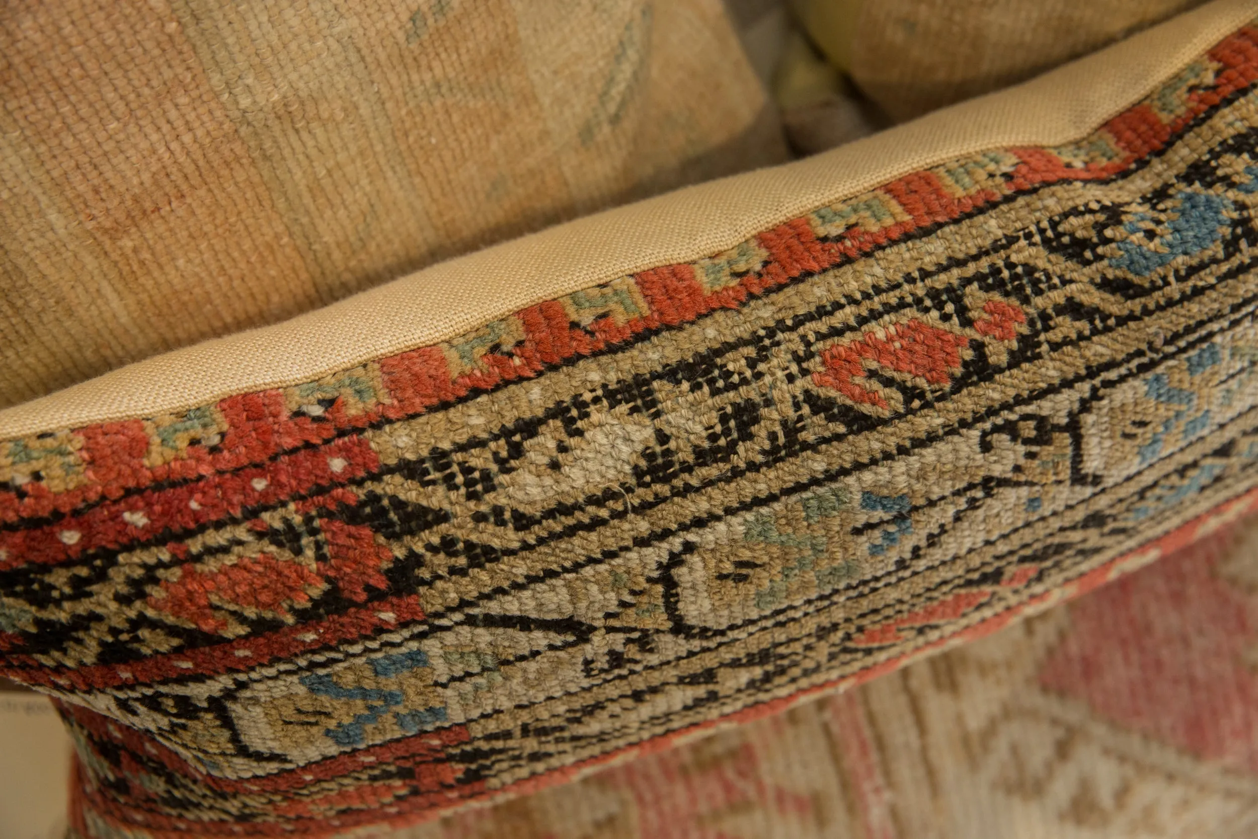 Vintage Rug Fragment Pillow