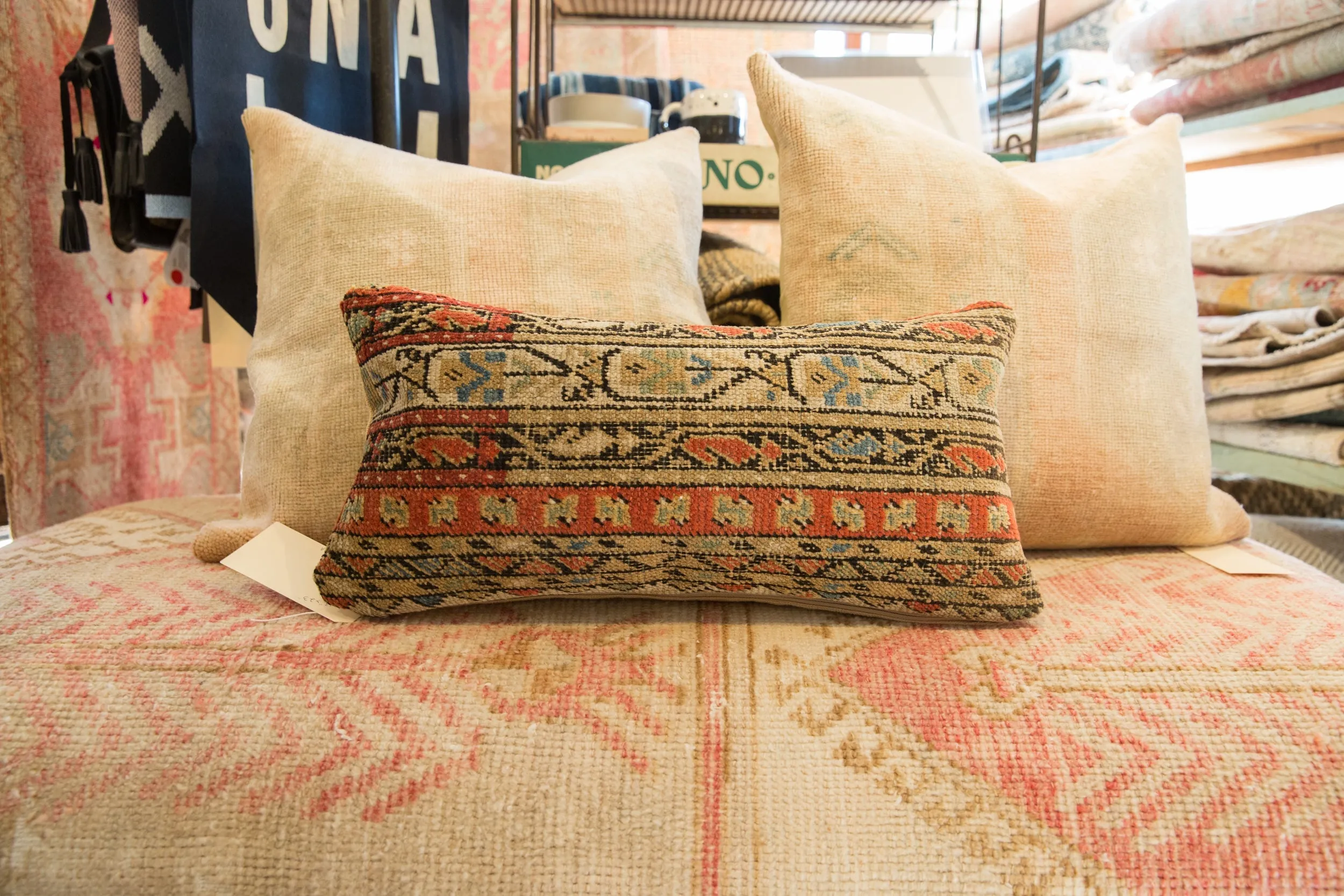 Vintage Rug Fragment Pillow