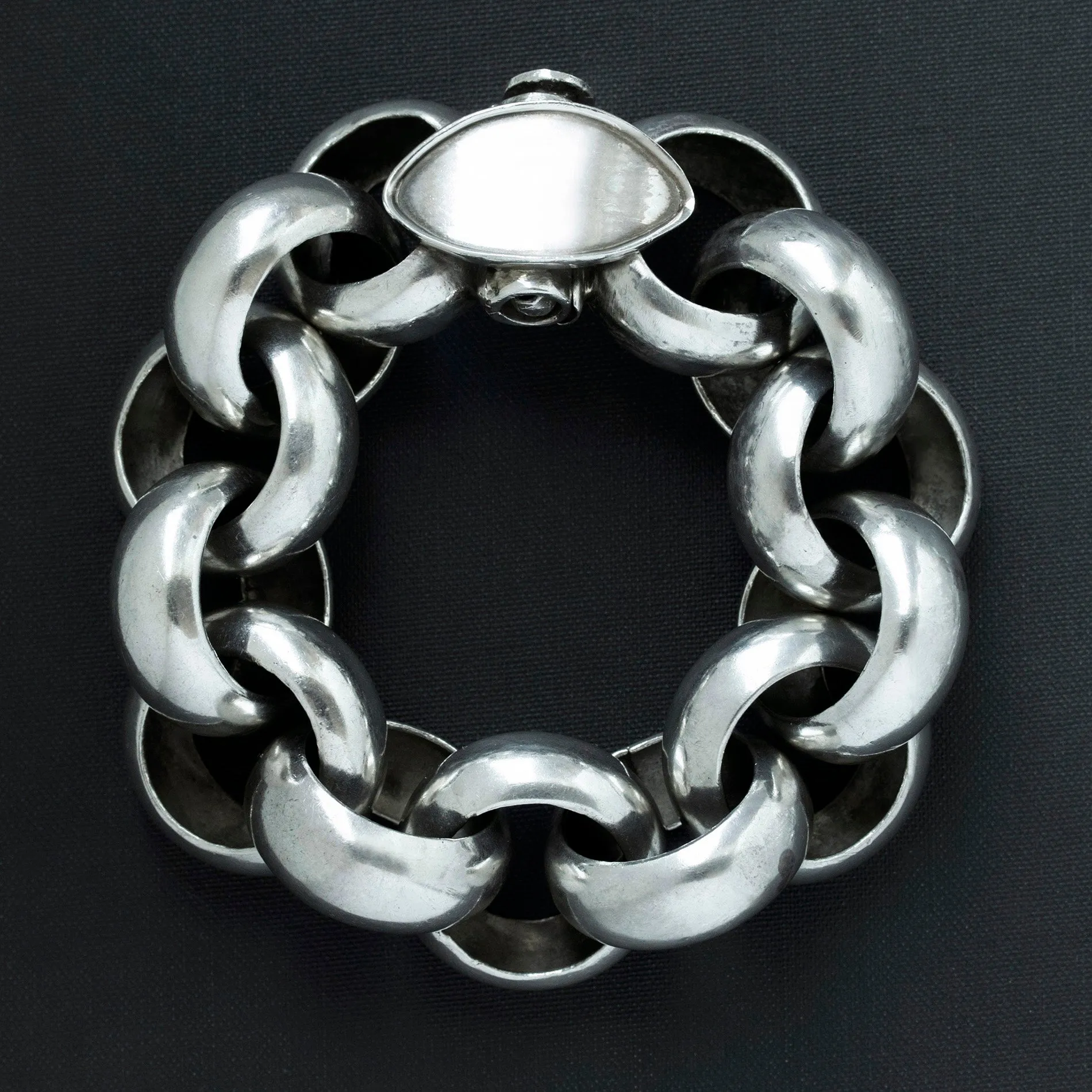 Vintage Sterling Silver Chunky Bracelet
