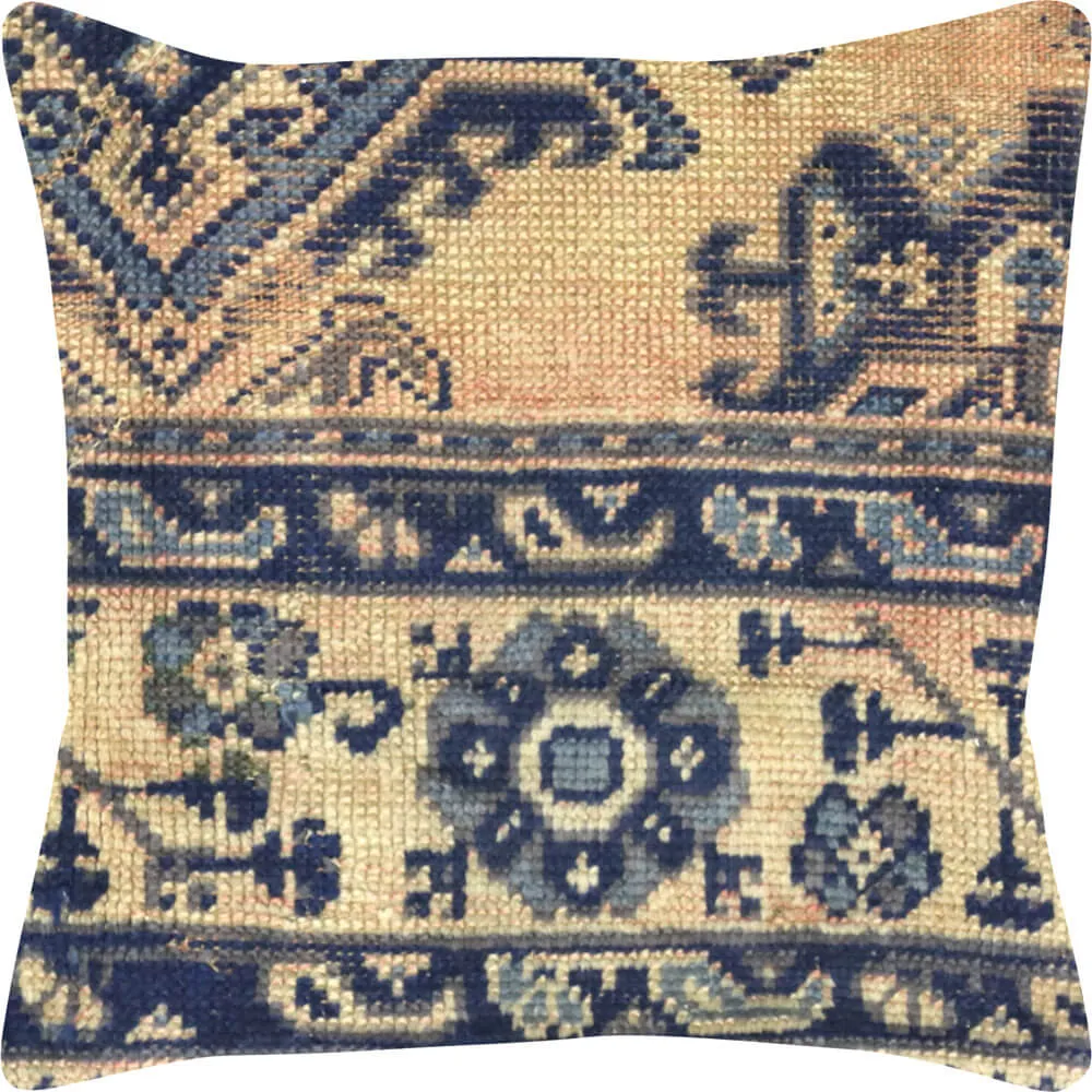 Vintage Turkish Oushak Pillow - 23" x 23"