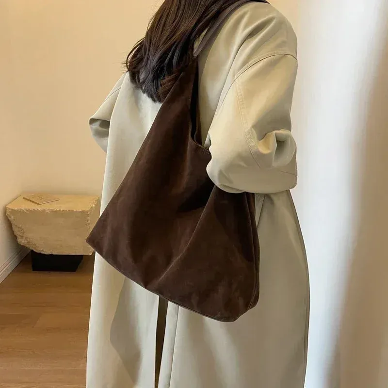 Vintage Women's Suede Shoulder Bag