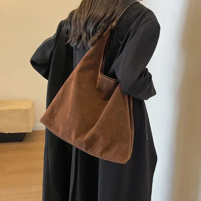 Vintage Women's Suede Shoulder Bag