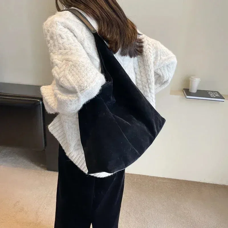 Vintage Women's Suede Shoulder Bag