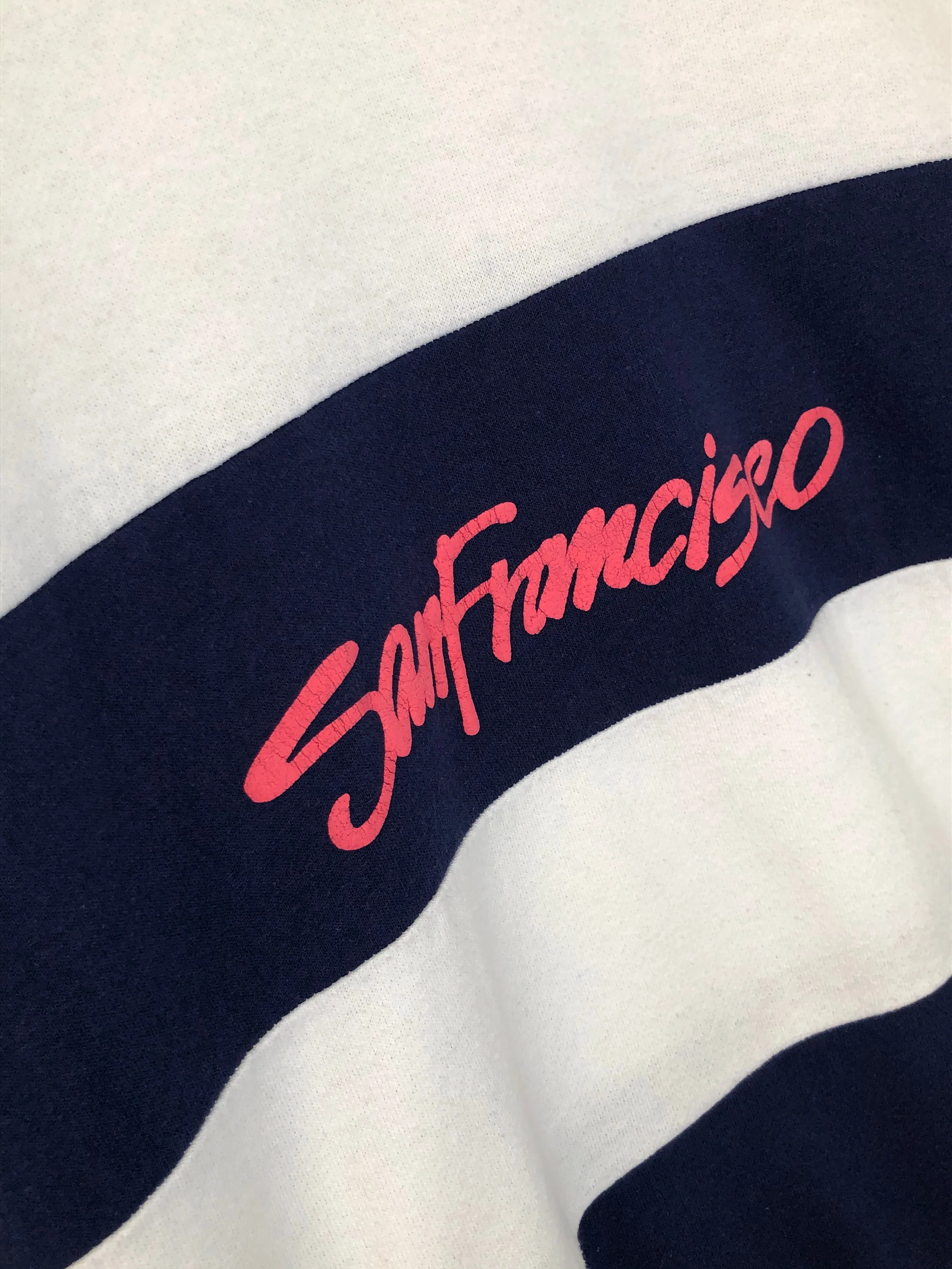 VTG San Francisco Patchwork Crewneck (L)