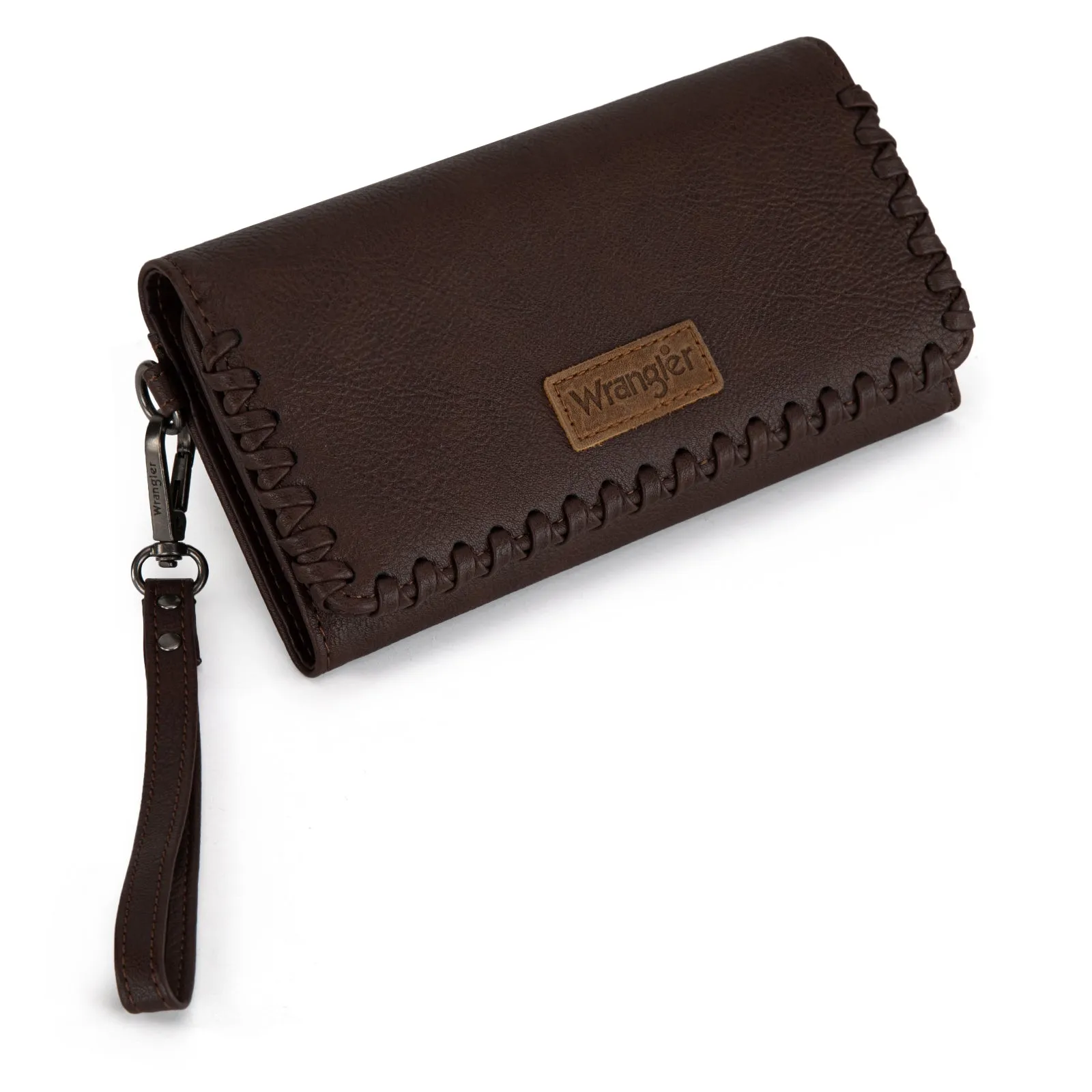 WG183-W048   Wrangler Whipstitch Wristlet Wallet