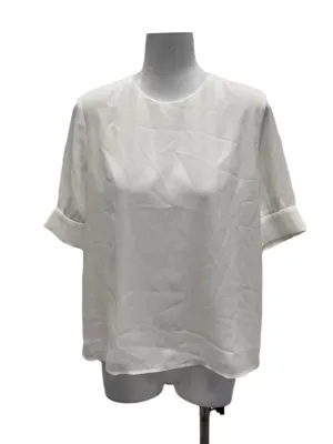 White Roundneck Blouse OSN