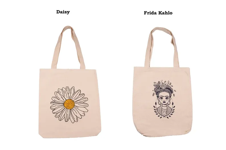 Women Canvas Tote Bag, Retro Aesthetic ToteBag, Cute Tote Bag