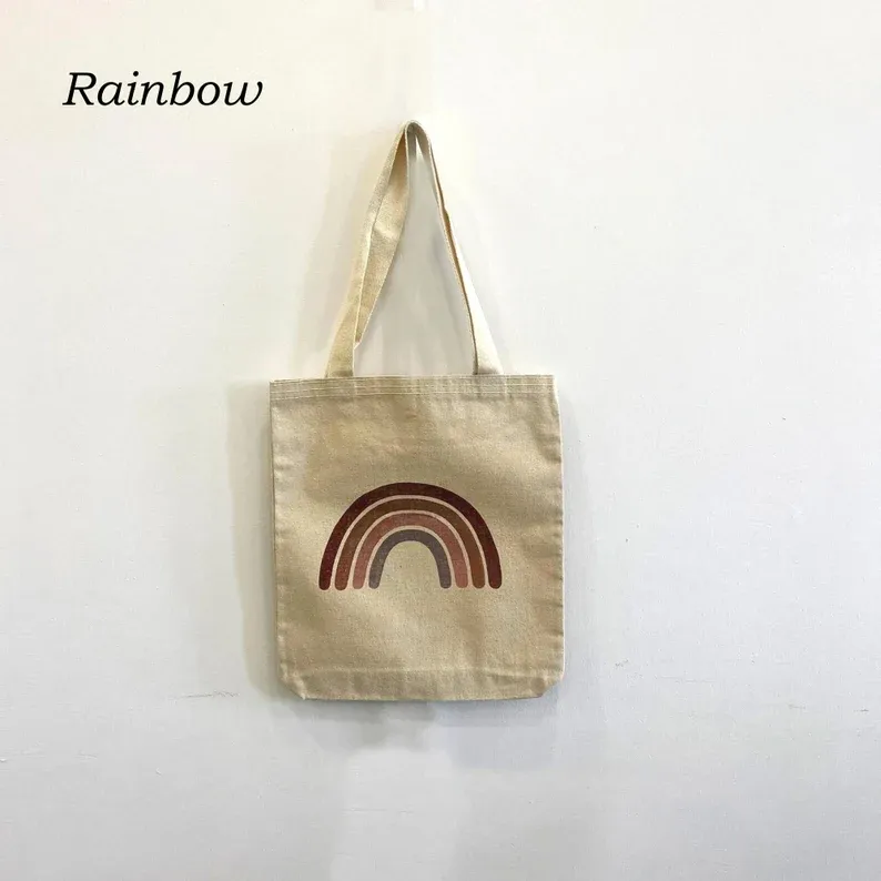 Women Canvas Tote Bag, Retro Aesthetic ToteBag, Cute Tote Bag