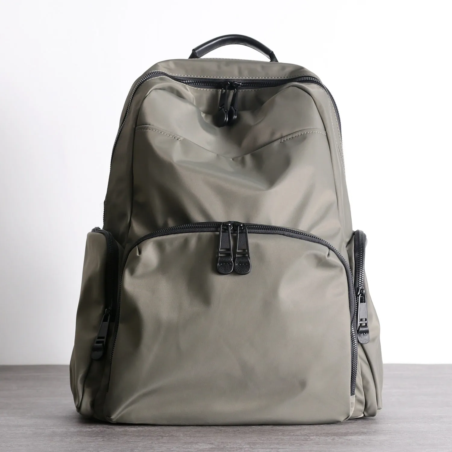 Womens Nylon Laptop Backpack Best Travel Backpack Bag Nylon Black School Rucksack for Ladies