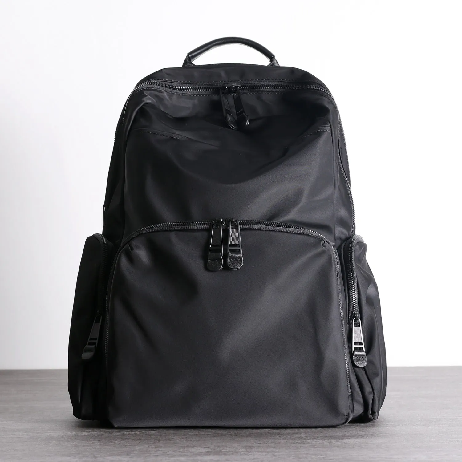 Womens Nylon Laptop Backpack Best Travel Backpack Bag Nylon Black School Rucksack for Ladies