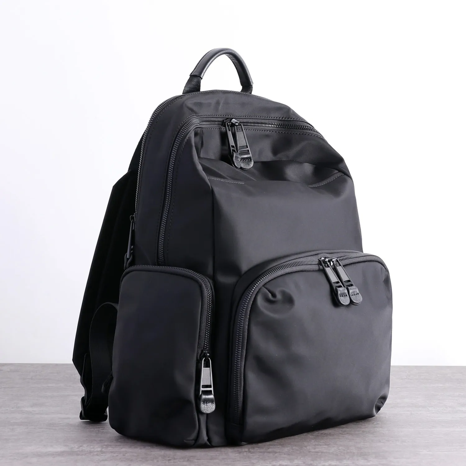Womens Nylon Laptop Backpack Best Travel Backpack Bag Nylon Black School Rucksack for Ladies