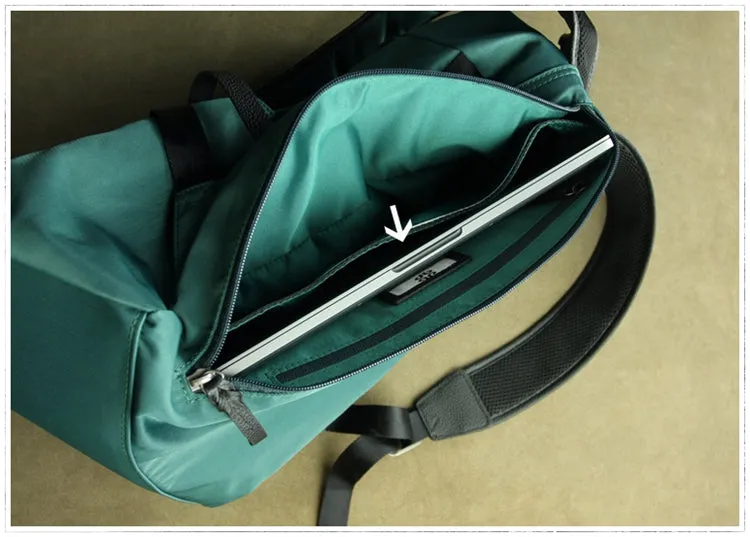 Womens Nylon Large Backpack Bag Dark Gray Nylon Travel Backpack School Rucksack for Ladies
