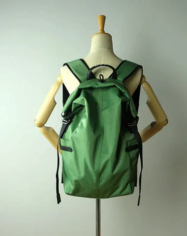 Womens Nylon Large Backpack Bag Dark Gray Nylon Travel Backpack School Rucksack for Ladies