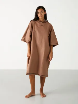 Women's Travel Poncho Towel | Choc