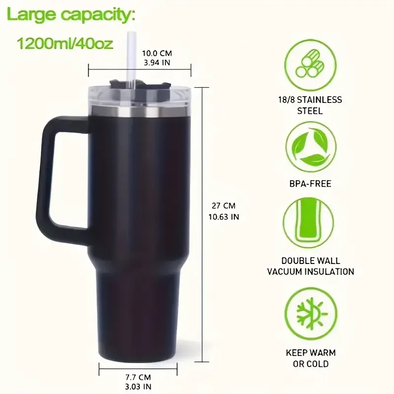 WS 40 Ounce Travel Mug With Handle