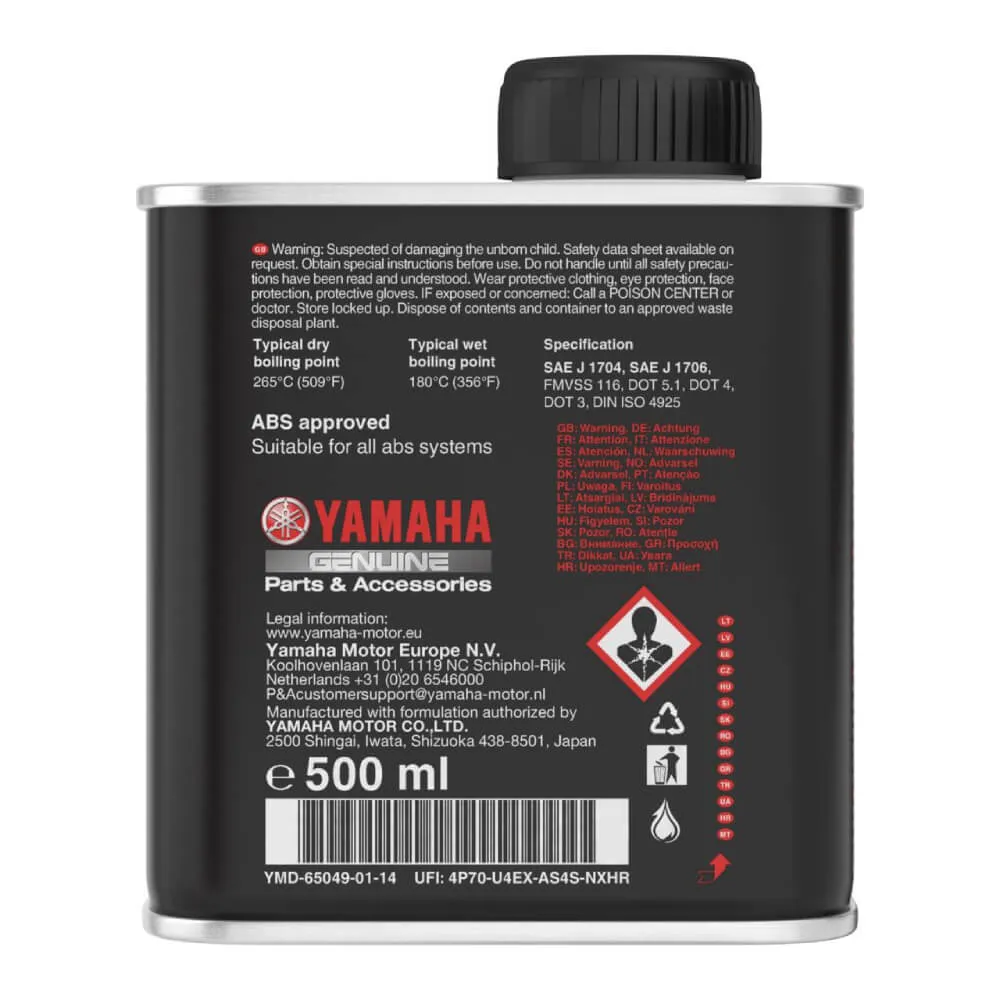 Yamalube Premium Brake Fluid DOT 5.1 (500ml)