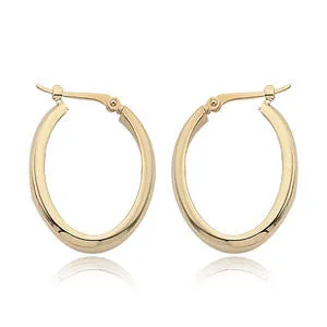 Yellow Gold Hoop Earrings