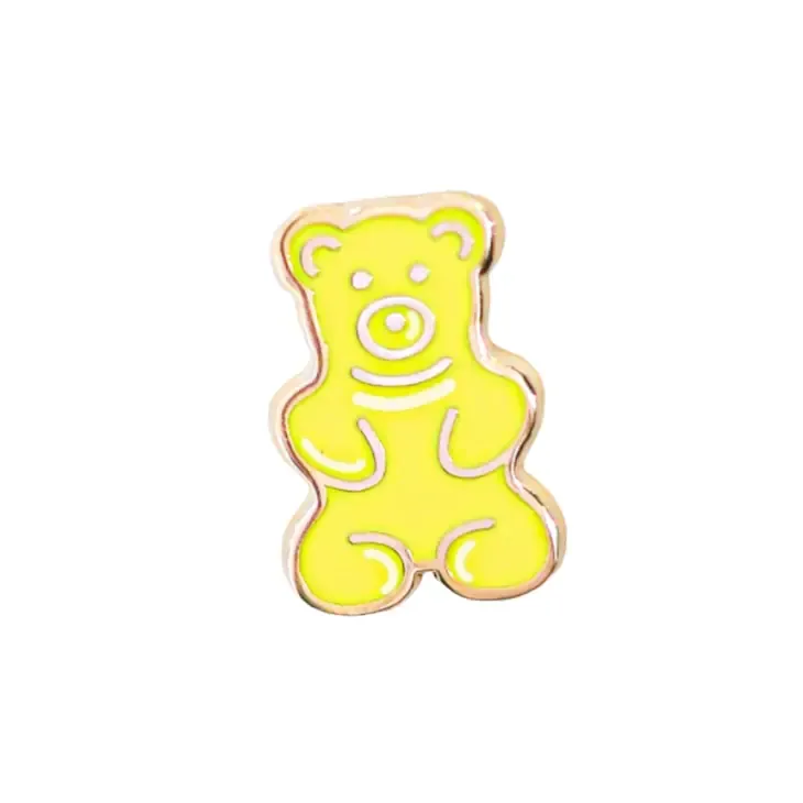 Yellow Gummy Bear Enamel Pin