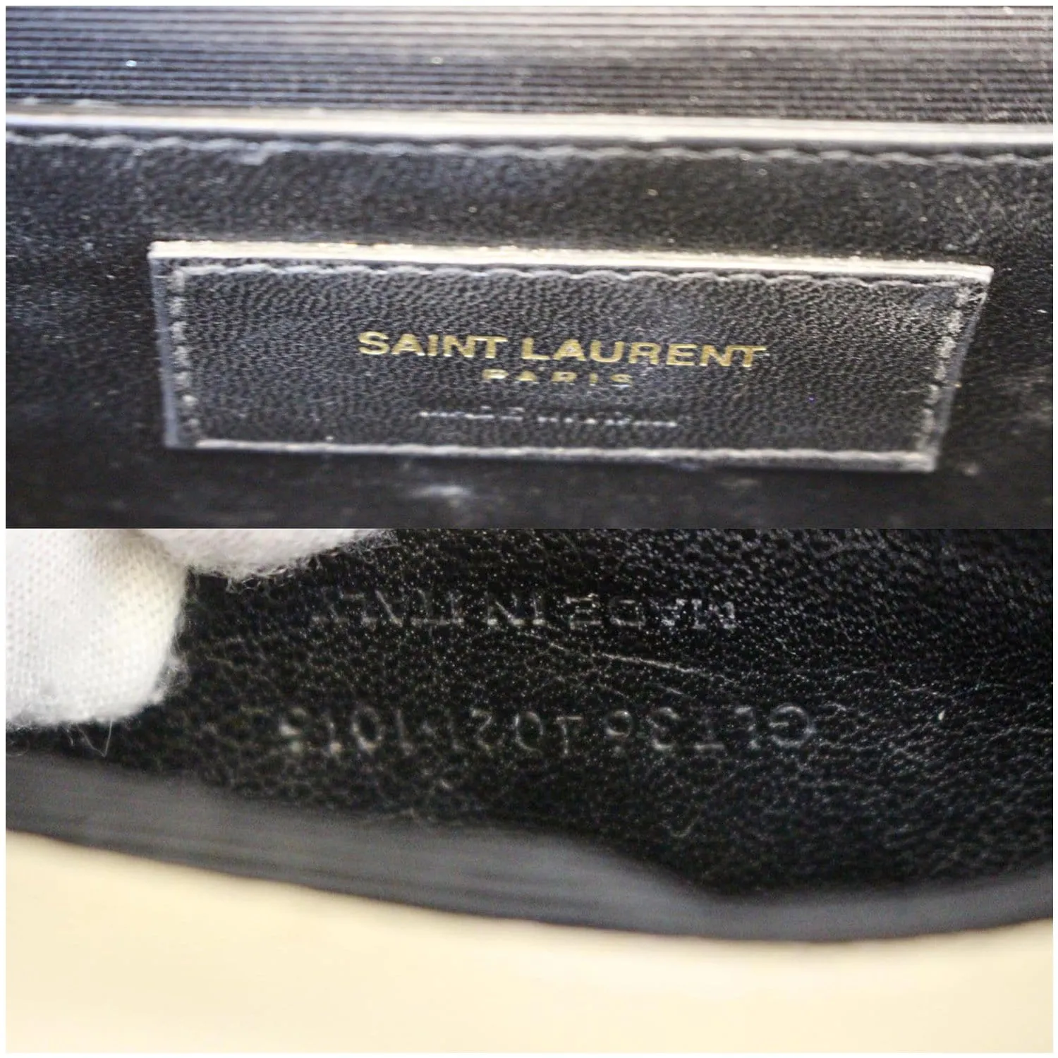YVES SAINT LAURENT Kate Medium Leather Crossbody Bag Beige