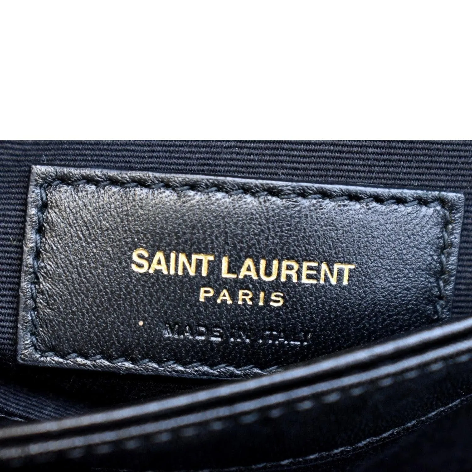 YVES SAINT LAURENT Loulou Toy Matelasse Leather Crossbody Bag Metallic Gold