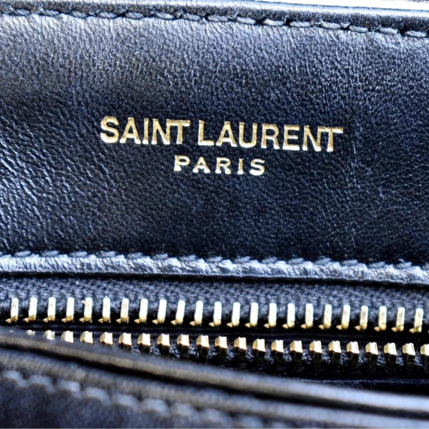YVES SAINT LAURENT Loulou Toy Matelasse Leather Crossbody Bag Metallic Gold